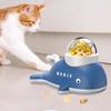 Adjustable Hole Cat Puzzle Treat Dispenser Whale-Shaped Treat Dispensing Dog Toys  Indoor Exercise