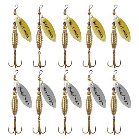 5/10 шт. 5,7 см/8 г вращающаяся блесна с крючком из твердого металла вращающаяся блесна оснастка для ловли соленой воды пресноводного судака окуня аксессуары