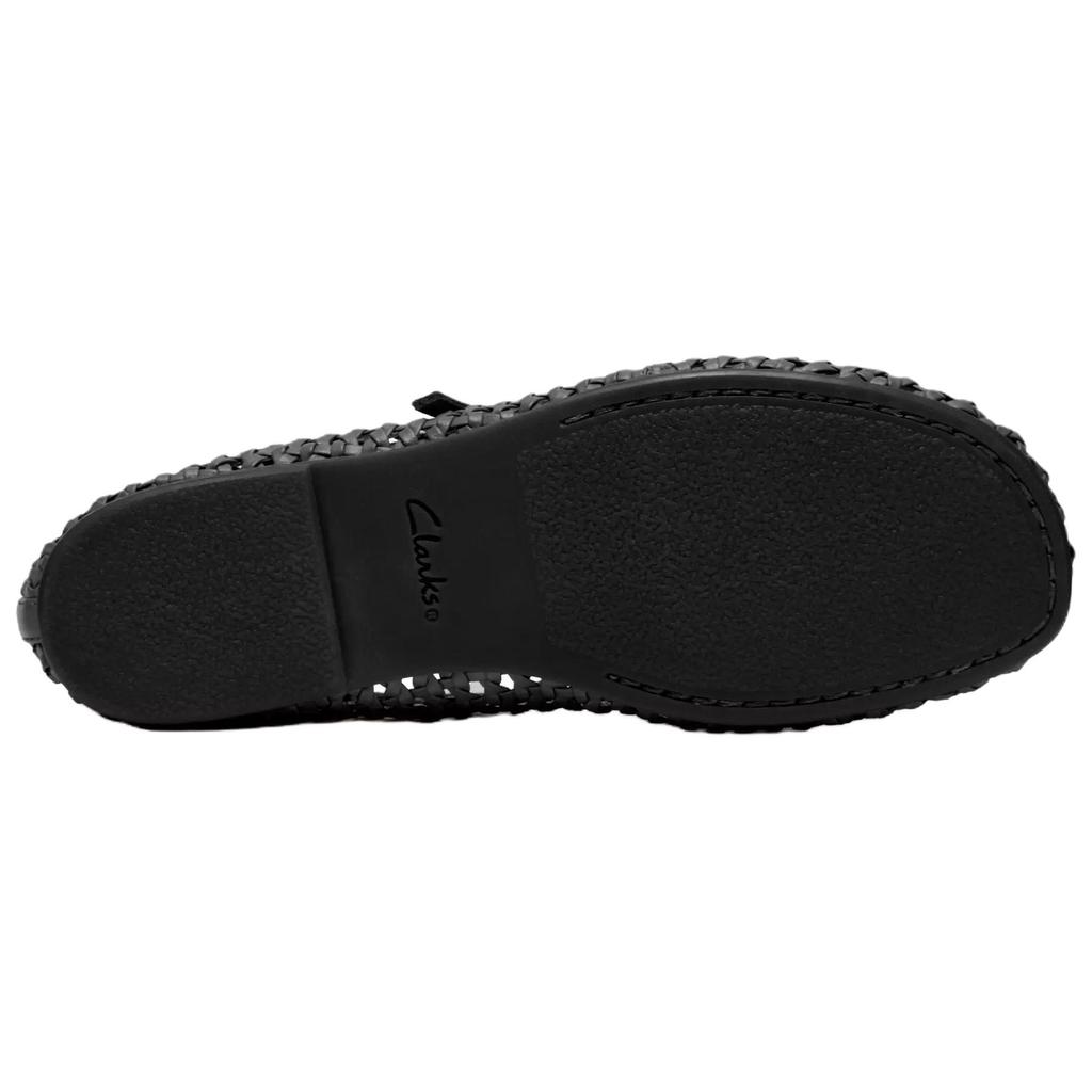 Clarks Livia Sky Универсальные Удобные Плоские Туфли Мэри Джейн 1см Женская обувь Черный 26185979