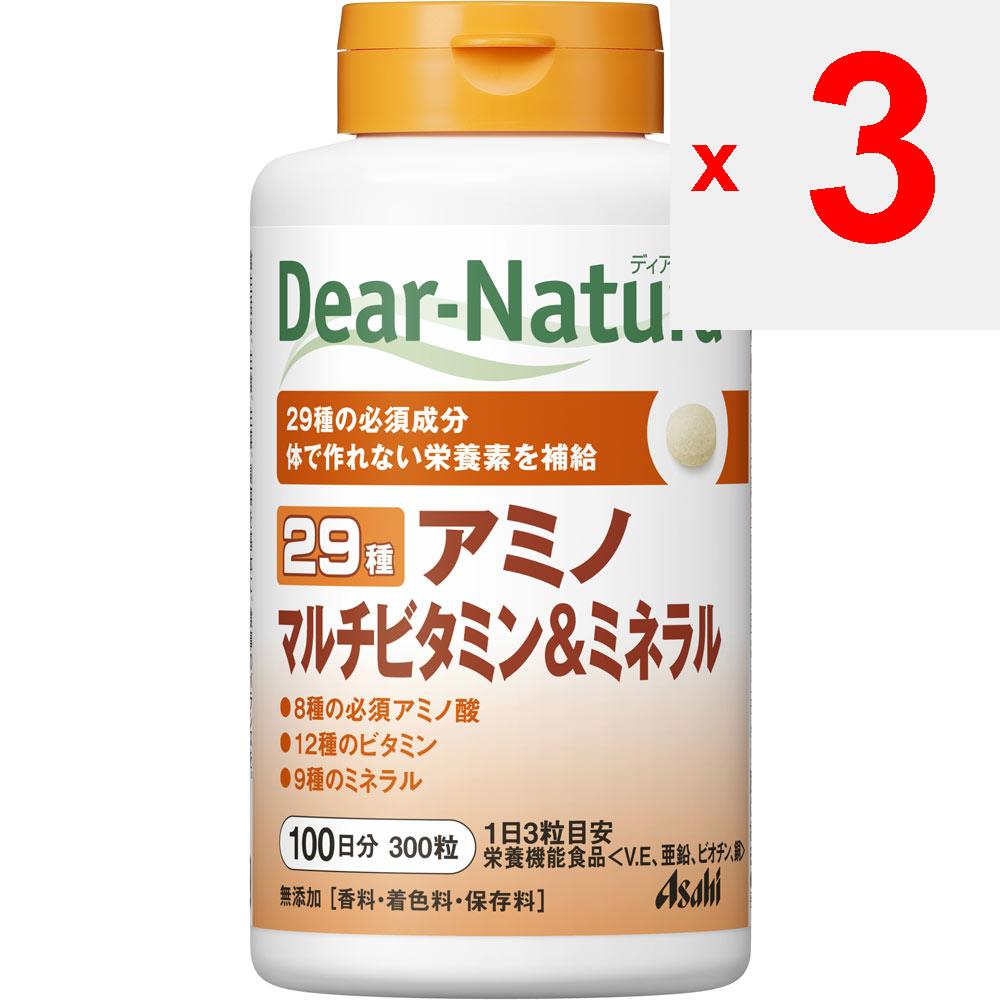 Asahi Dear-Natura 29 Amino Multi Vitamins & Minerals 300 капсул Комплексные витамины Комплексные витамины