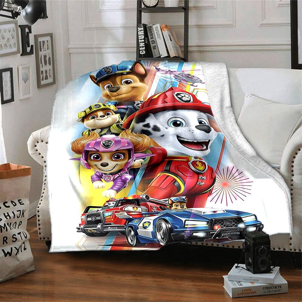 1pc Paw Paw4 Blanket, Gift, for Men and Women, Soft Blanket, Good for Sofa Bed Couch Travel, Lightweight Flannel Blanket