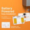 Tuya smart battery powered wifi thermostat gas boiler switch heating/cooling programmable remote control support alexa google