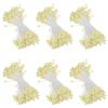 Flower Pep Yellow Flower Material Pearl Pep Artificial Flower Core Pep Diameter 3mm Length Artificial Flower Stamen Approximately 150 Pieces X 6
