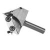 ALLSOME 1/2 Inch 1/4 Inch 8mm Shank Dual Blades 90 Degree V-Groove Router Bit Carbide Insert Wood CNC Router Bit