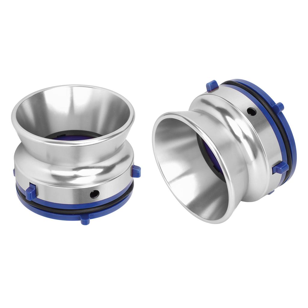 1 Pair NAB Hub Adapters Polished Aluminum Alloy Universal Loading Device 10 Inch Opener for Studer ReVox for Akai Silver