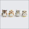 Resin Owl Set (4 Pieces)
