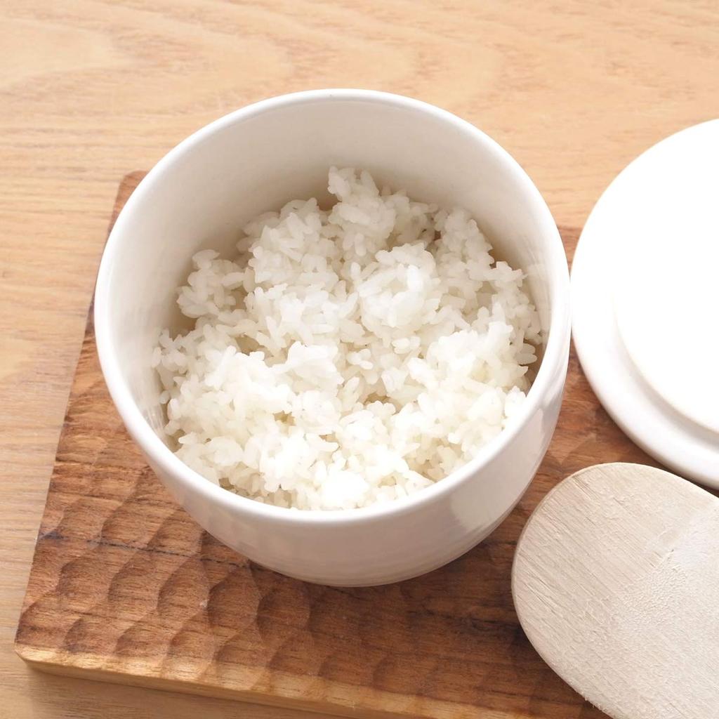 Kamoshika Douguten Small Ceramic Rice Container, 1-1.5-cup Capacity, Made in Japan, Banko Ware, Microwave Safe, Black