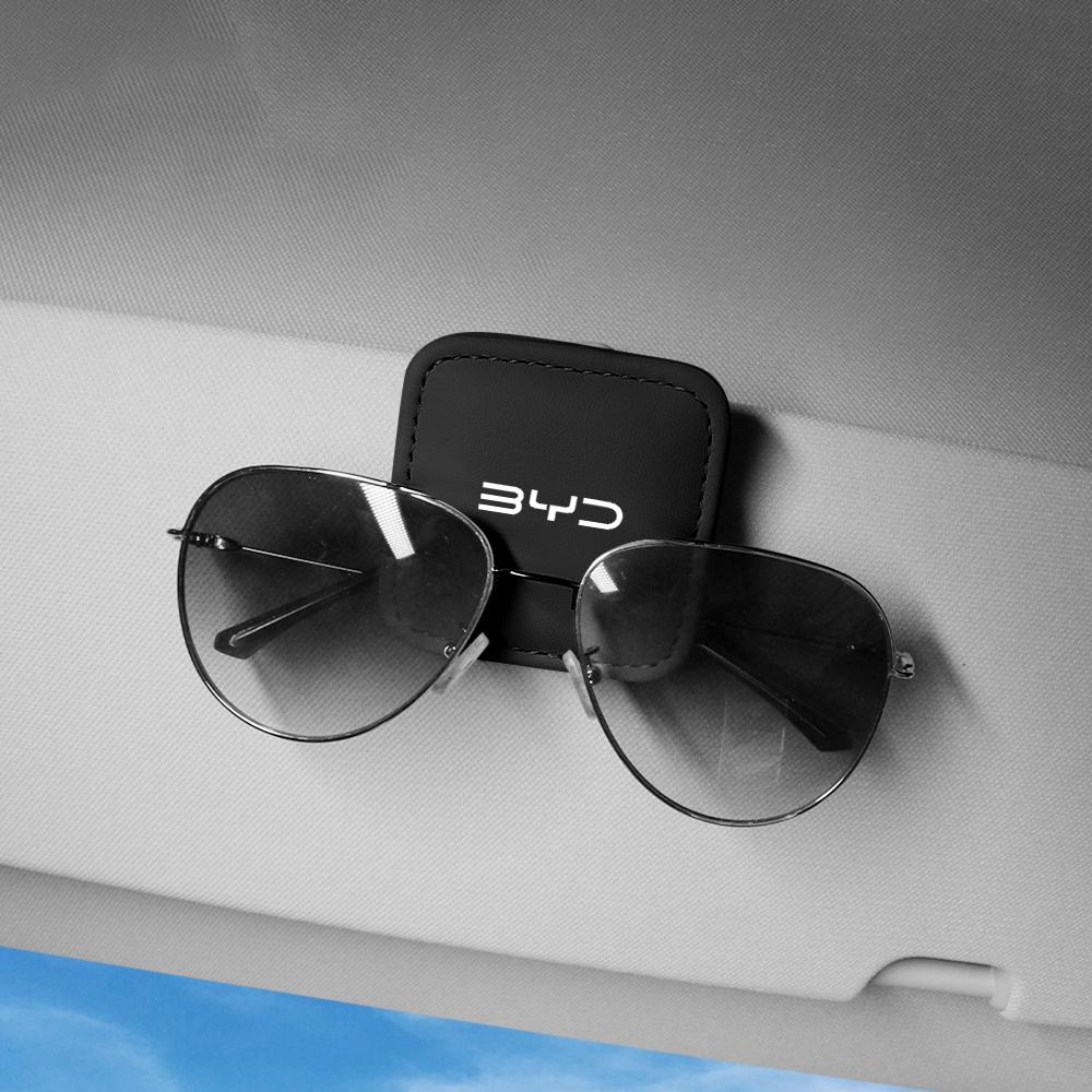 Car Sunglasses Holder Clip For BYD Song Plus Atto 3 Han EV Tang DM Qin Seal Dolphin U Sealion 7 Yuan F0 G3 I3 M6 G5 T3 F3 S6 S7