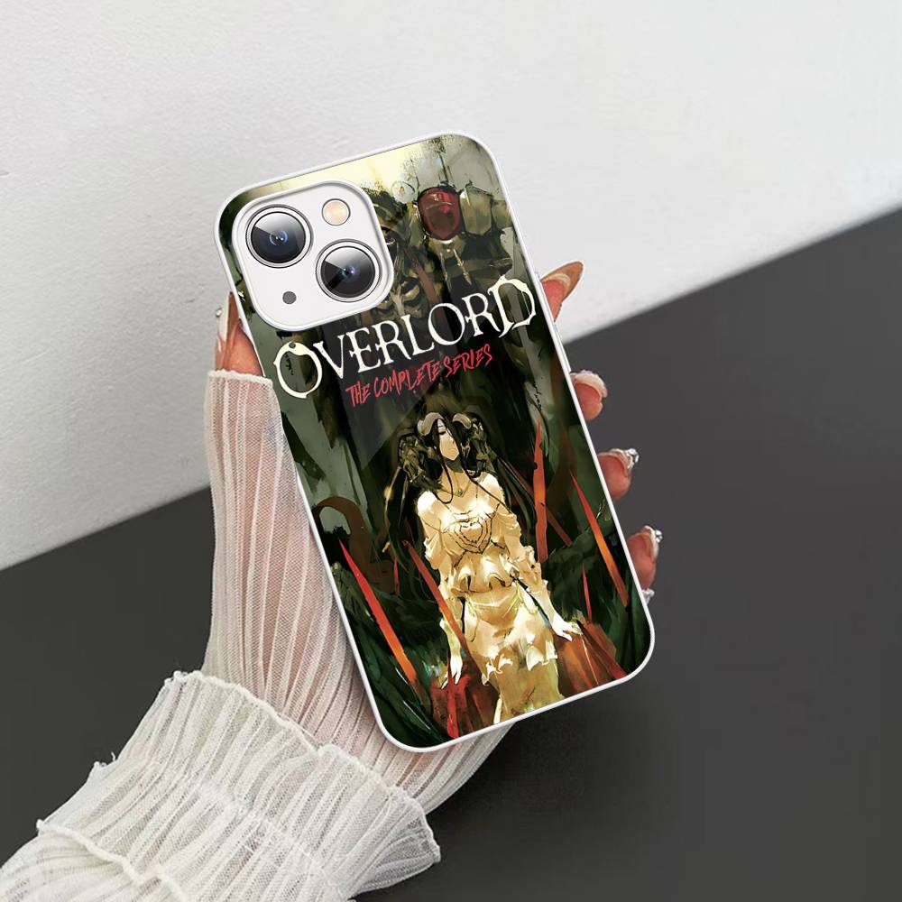 Популярное аниме O-Overlord Для iPhone 14 13 12 Mini 11 Pro XS Max X XR 14 Plus Закаленное стекло