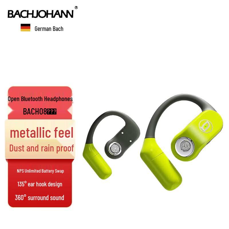 Bach Johann BACH08 Open-Ear Bluetooth Earbuds