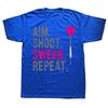 Funny Aim Shoot Swear Repeat Darts T Shirt Cotton Streetwear Birthday Gifts Mens Clothing Fashion Casual Loose Oversized T Shirt