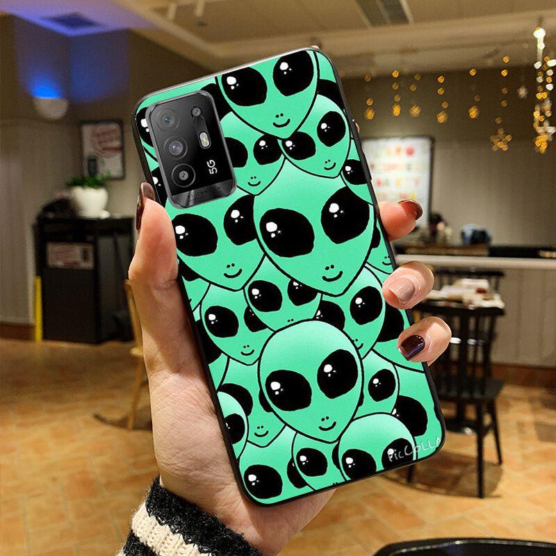 Alien Believe UFO ET Phone Cover For OPPO A74 A94 5G A3S A5 A5S A9 A12 A15 A15S A52 A53 A53S A72 A73 2020 A91 5G Cases Coque