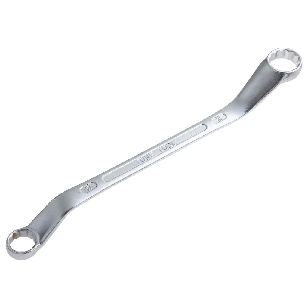 Длинный торцевой гаечный ключ TONE Ширина под ключ 21 x 26 мм (45°) M45-2126