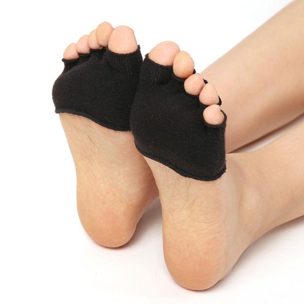 Носки с разделителем пальцев, полустельки, невидимые носки в передней части стопы, корейские повседневные носки, летние
