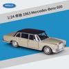 Новый продукт 1/24 1963 Mercedes Benz 600 Седан Симуляция Сплав Модель Автомобиля Игрушка Коллекция Дисплей Украшение Подарки для Мальчиков и Девочек