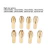 10PCS 0.5-3.2mm Collet Collet Chuck Set Brass Quick Change Drill Chuck  For Replacement