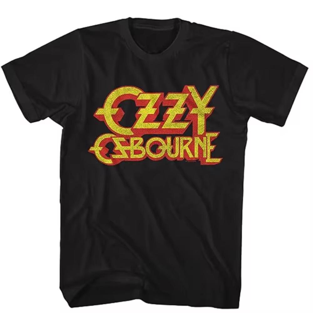 Летняя новая графическая футболка с принтом рок-группы Ozzy Osbourne, мужская футболка с коротким рукавом, высокое качество, уличная одежда, женская одежда