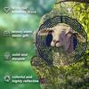 Metal Wind Chime with Sheep Grazing Design 360 Degree Rotating Hook Outdoor Garden Patio Decor for Thanksgiving Christmas Holiday