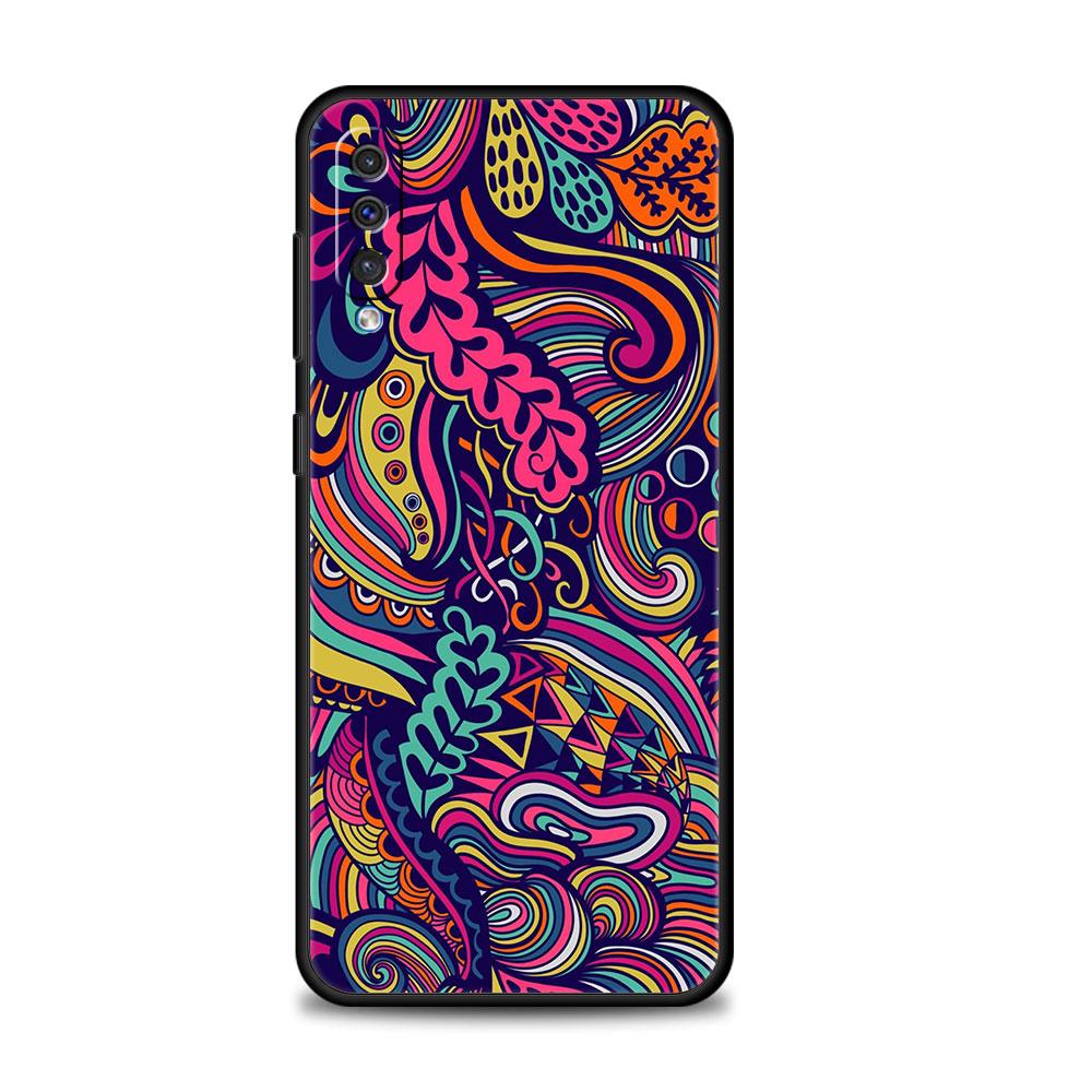 Phone Coque Mandala Flower Totem For Samsung Galaxy A70 Note 20 Ultra 10 A20e A20s A30 A50 A40 A10s A10 A42 5G Style Covers