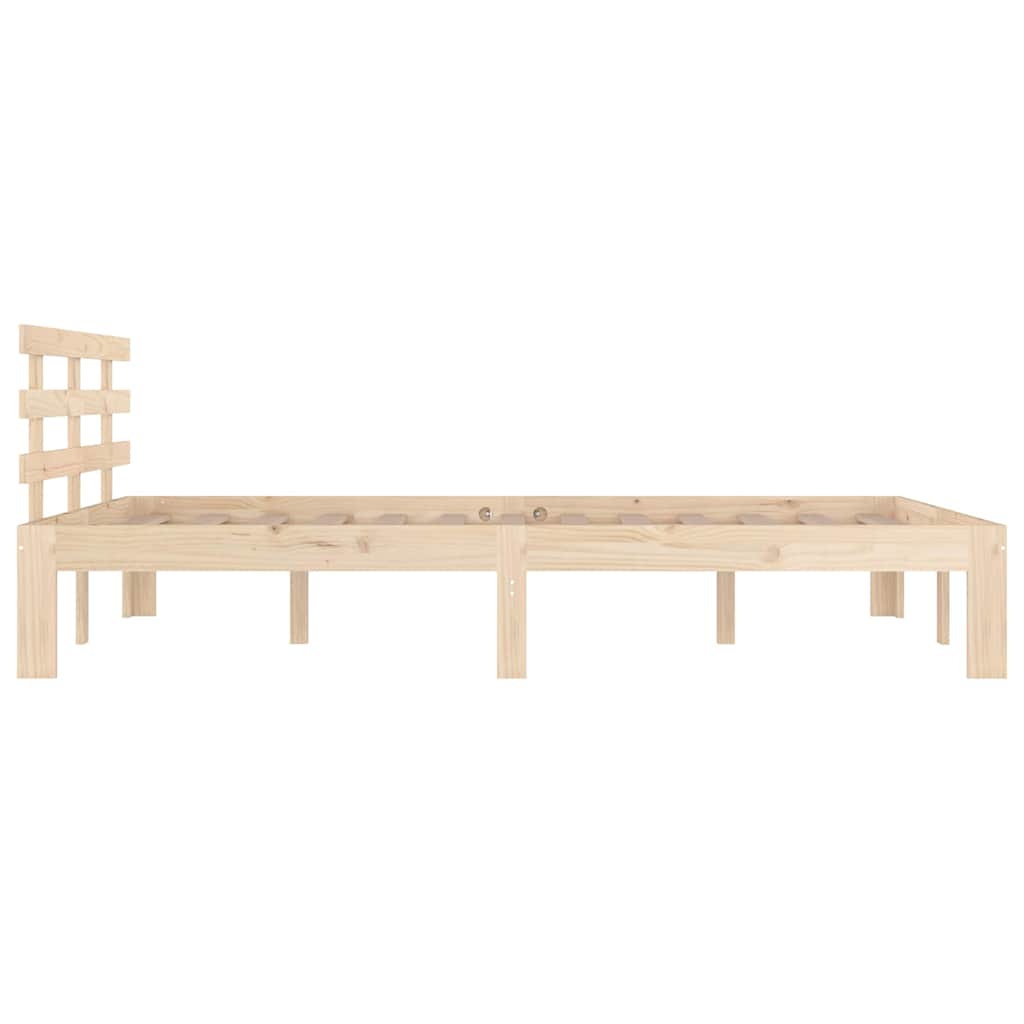 Solid Wood Bed Frame without Mattress 120 x 200 cm