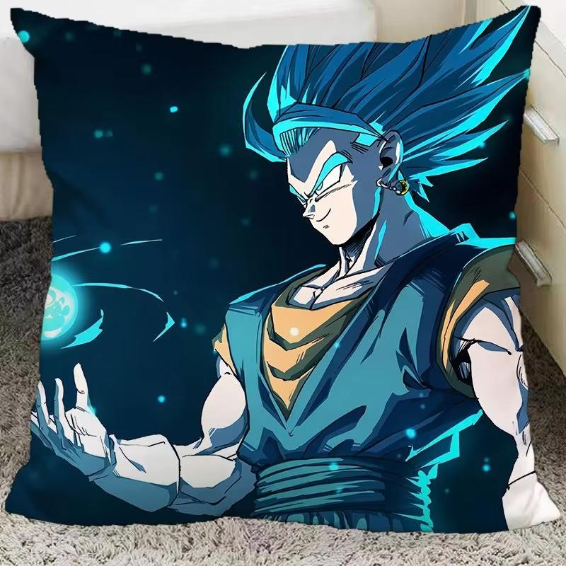 Чехлы на подушки для косплея по аниме Dragon Ball Декоративные для дома Квадратные с двусторонней печатью Наволочка для гостиной Подарок