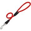 Ceinture De Chien - GLORIA - Ronde En Nylon - 60 Cm - Rouge - Durable