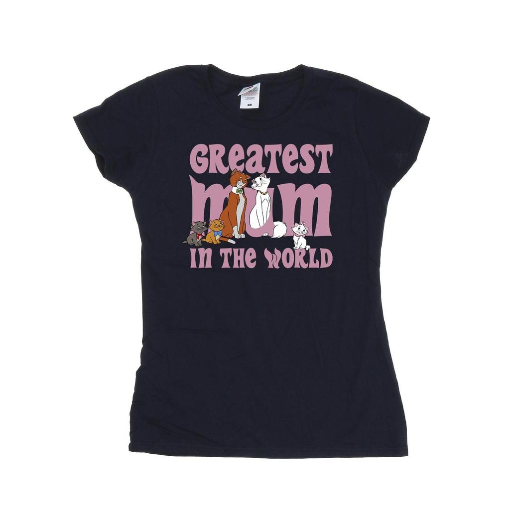 Disney Womens/Ladies The Aristocats Greatest Mum Cotton T-Shirt