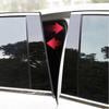 8Pcs Glossy Black Car Pillar Posts Window Molding Cover Trims Decoration Stickers for Hyundai Tucson 2016-2020