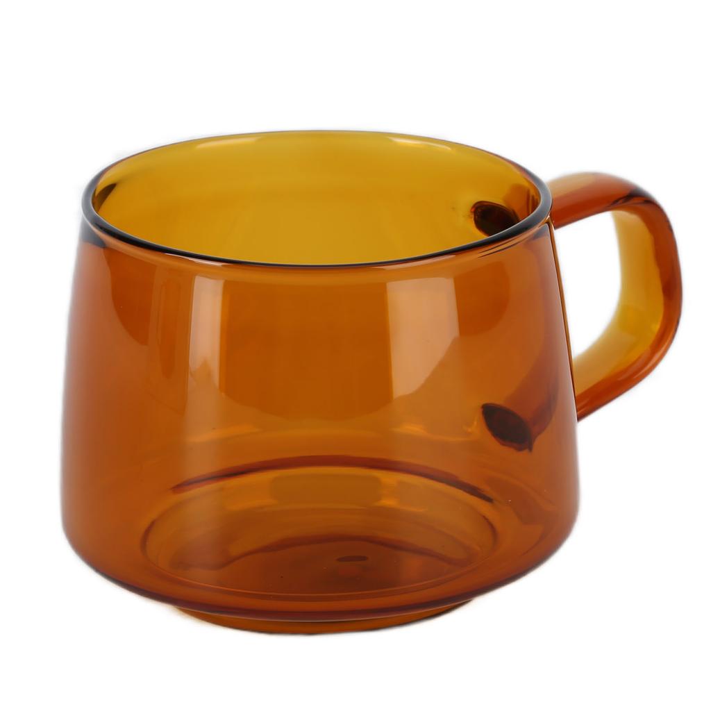 Transparent Coffee Cup 250ML Borosilicate Cup Glass Tea Water Milk Mug with HandleSuccinite