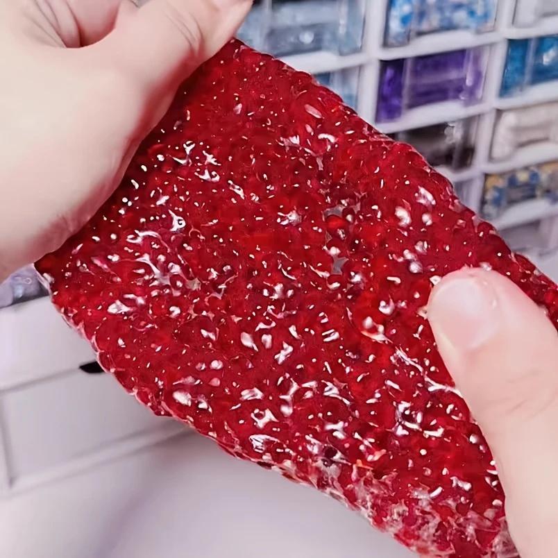 Сделанный вручную антистрессовый мячик в форме граната, креативная податливая прочная акриловая игрушка для сжимания, забавная новинка, подарки для праздничной вечеринки