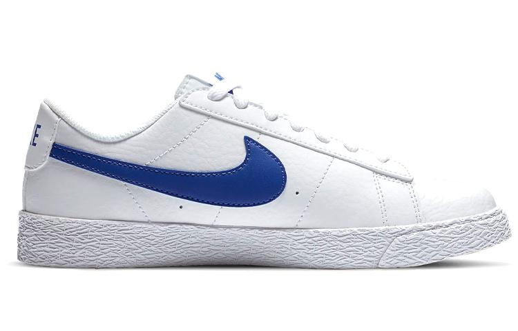 Nike Кроссовки Blazer Low Белый Астрономический Синий GS CZ7576-100