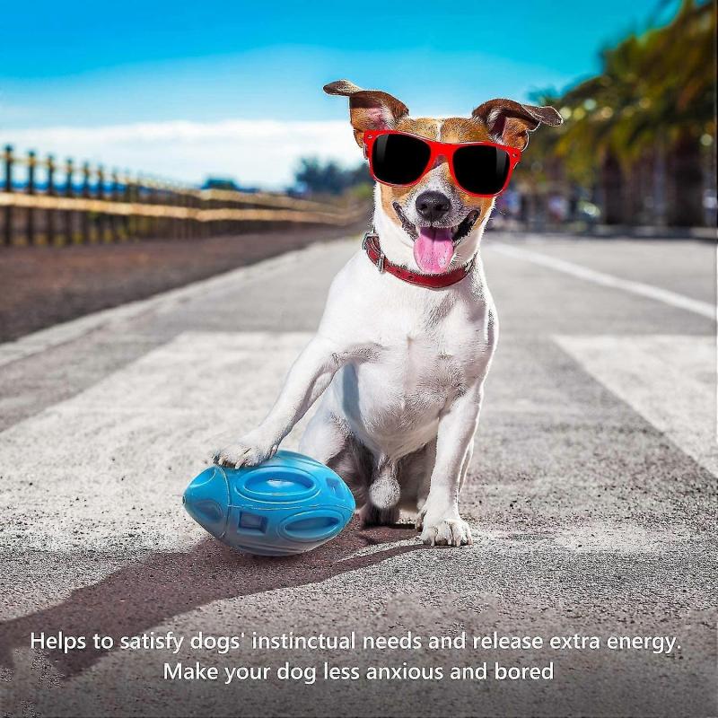 Squeaky Dog Toy Chew Ball Durable Pet Toy For Aggressive Chewers