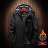 Men's Winter Outdoor Jacket, Thickened with Velvet, Wind & Snow Resistant, Suitable for Mountaineering and Cold Weather.