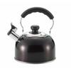 Bestco Whistling Kettle, 2.4L, Stainless Steel, Induction Compatible, Black, NQ-0027, Delicious