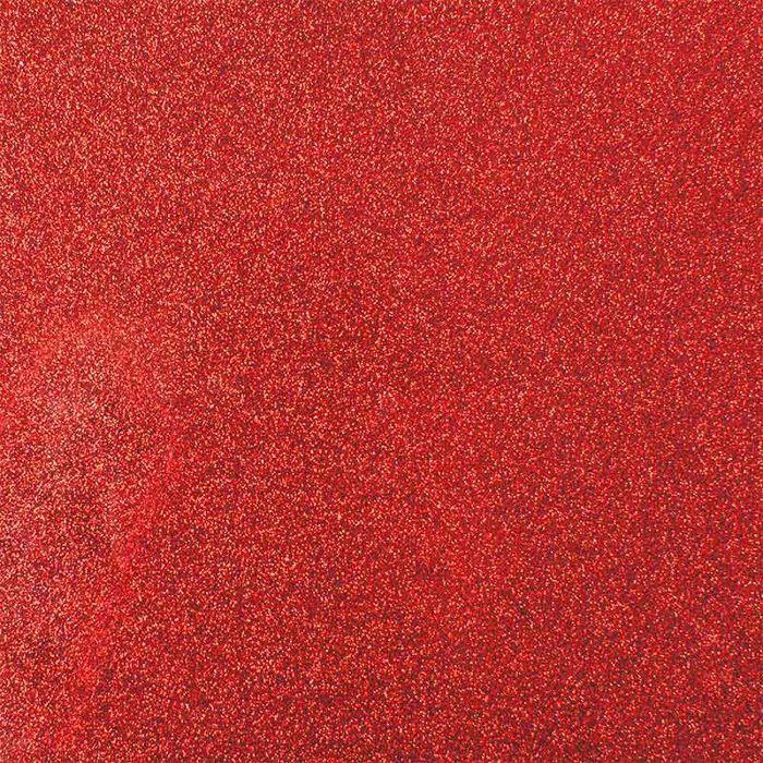 Flex thermocollant rouge pailleté 91 x 33 cm - Cricut