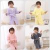 Soft Flannel Robes Clothes Thickened Children's Nightgown High Quality Kids Bathrobe  Winter