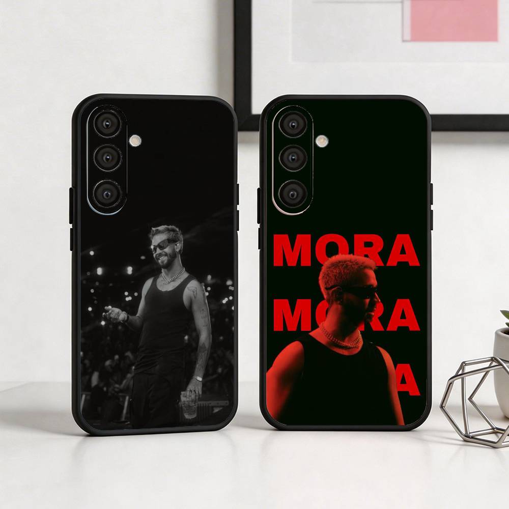 Чехол M-Mora E-Estrella для Samsung A73,72,71,53,52,51,22,91,80, Мягкая черная крышка