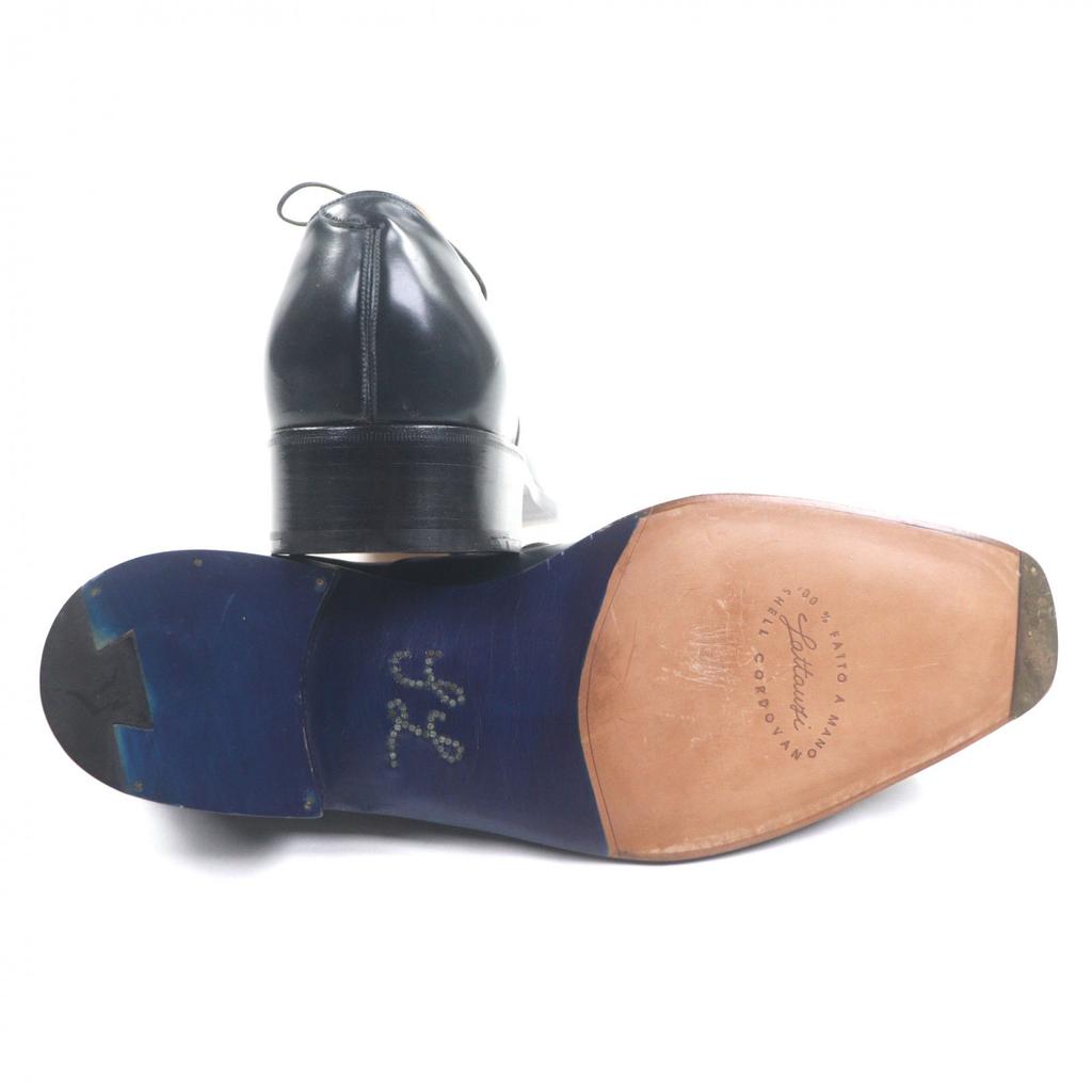 Pristine Silvano Lattanzi Leather shoes Dark navy Cordovan mens Used