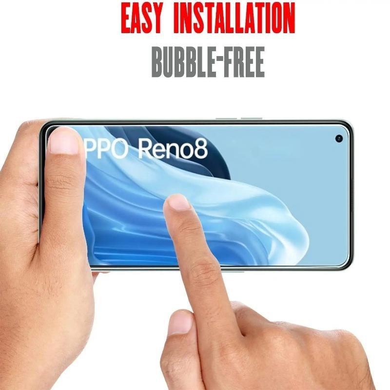 5PCS HD Tempered Glass Screen Protector For OPPO Find X5 X3 Lite A78 A38 Reno 8 7 Pro Plus 7Z 5 Lite A74 A54 A53 A17 A16K Glass