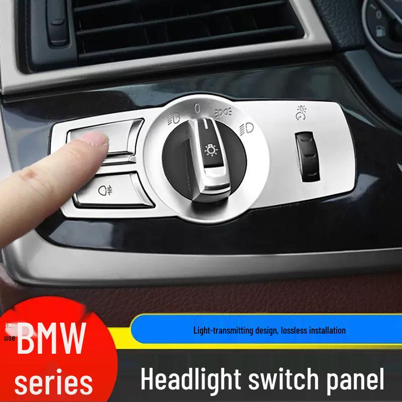 Наклейки на кнопки переключателя фар для BMW 5, 6, 7 Серии, X3, X4, F18, F25, F01F02