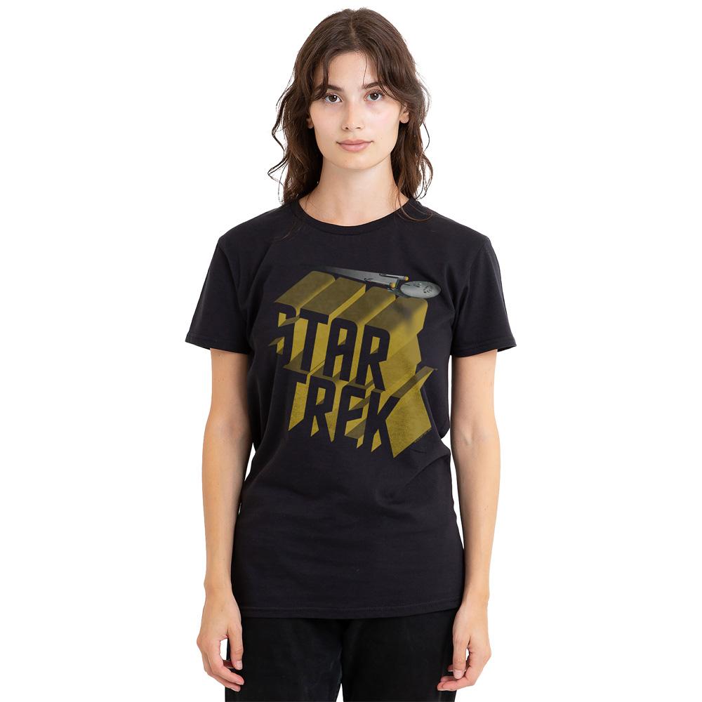 STAR TREK Футболка унисекс для взрослых с 3D-логотипом