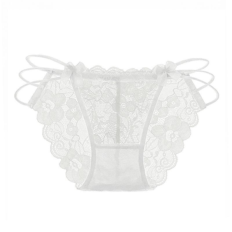 Luxury Women's Lace Panties - Sexy, Low Waist, Transparent, Hip-Lift Design