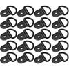 Set of 20 Tie Down Rings Motorcycle Luggage Hooks Utility Hooks 6.5mm Holes Strong Durable Stainless Steel Universal Luggage Hooks