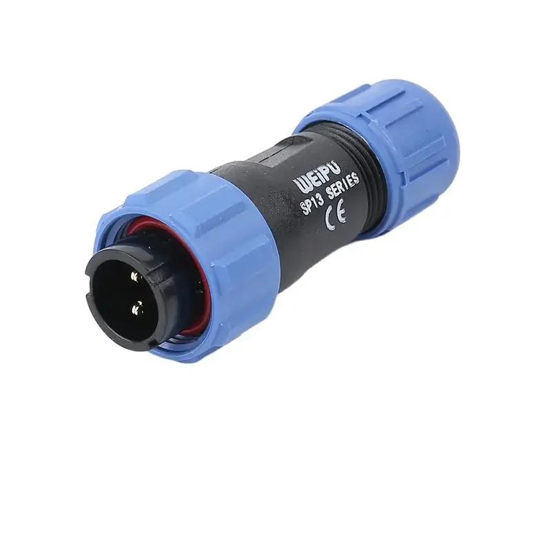 WEIPU SP13 SP1310/P SP1312/S Waterproof IP68 Male Plug Female Socket Aviation Connector Adapter Panel Mount 2 3 4 5 6 7 9 Pin