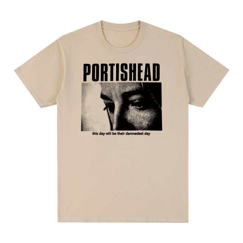 Винтажная футболка Portishead, даунтемпо, трип-хоп, Dummy Bang Gang, Massive Attack, хлопковая мужская футболка, новая футболка, женская футболка.