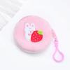 Mini Headphone Key Bag Keychain Pendant Pouch Cartoon Plush Coin Purse Girls Children Small Wallet Kid Zipper Change Money Bag