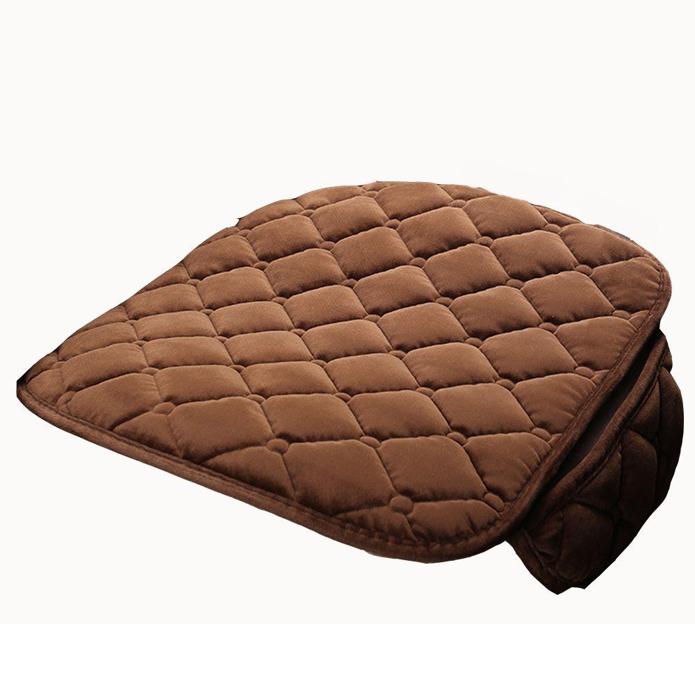 Pad For Car Interior Accessories Wool Plush Car Seat Cover Cushion Anti-slip Auto Protector