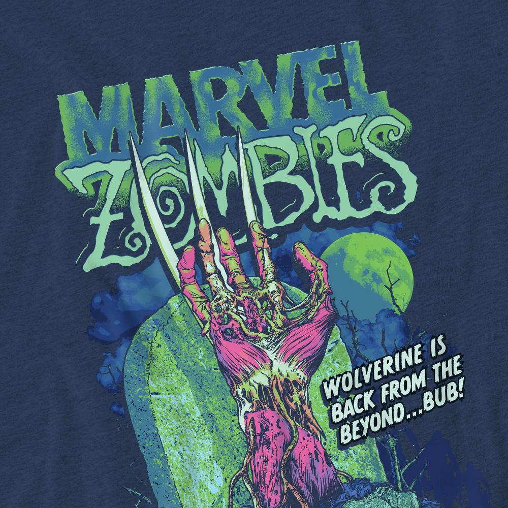Marvel Zombies Unisex Adult Wolverine Grave T-Shirt