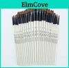 12 Artist Painting Brushes Watercolor Brush Oil Acrylic Flattip Paint Kit