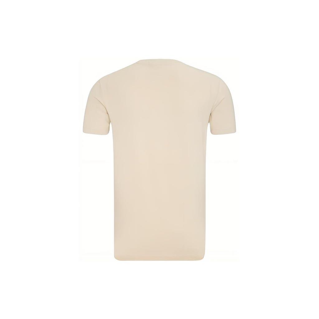 Calvin Klein Однотонная приталенная футболка с круглым вырезом и коротким рукавом для мужчин, светло-хаки J324127-ACI